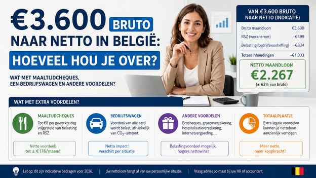 Wat met maaltijdcheques, een bedrijfswagen en andere voordelen?