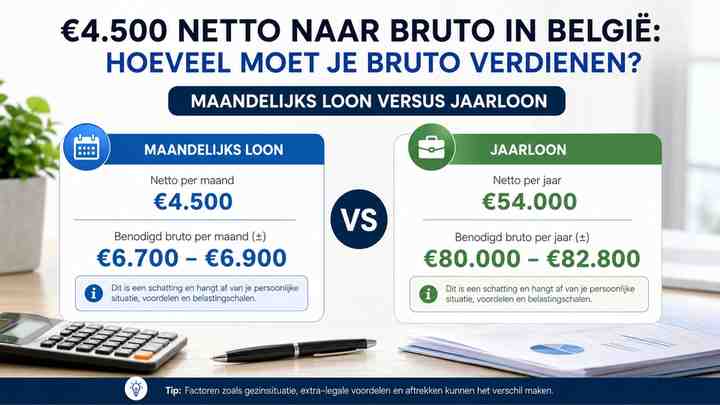 Maandelijks loon versus jaarloon