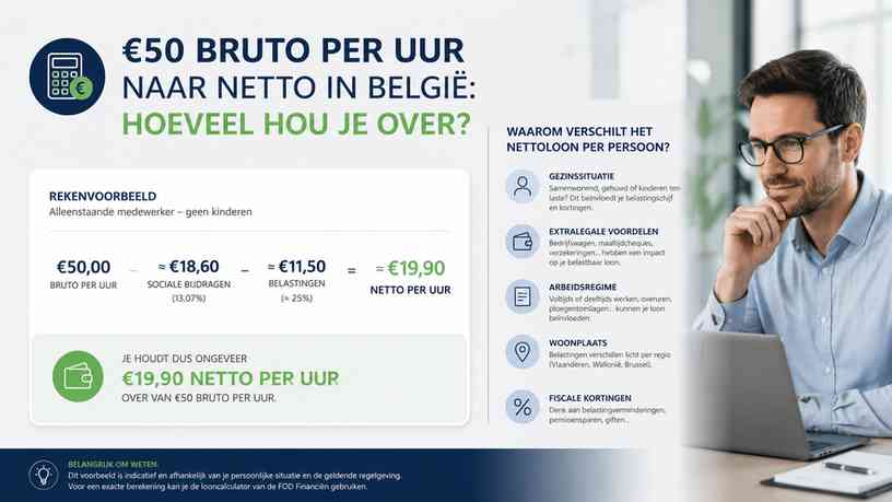 Waarom verschilt het nettoloon per persoon?